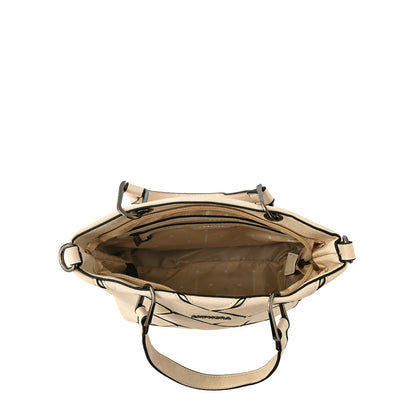 Deluca small off-white shoulder bag