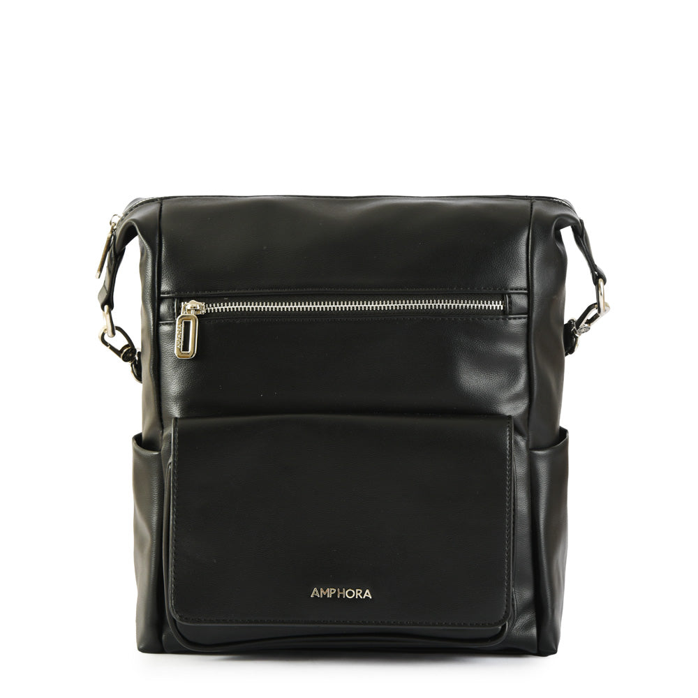 Coppola Medium Black Backpack