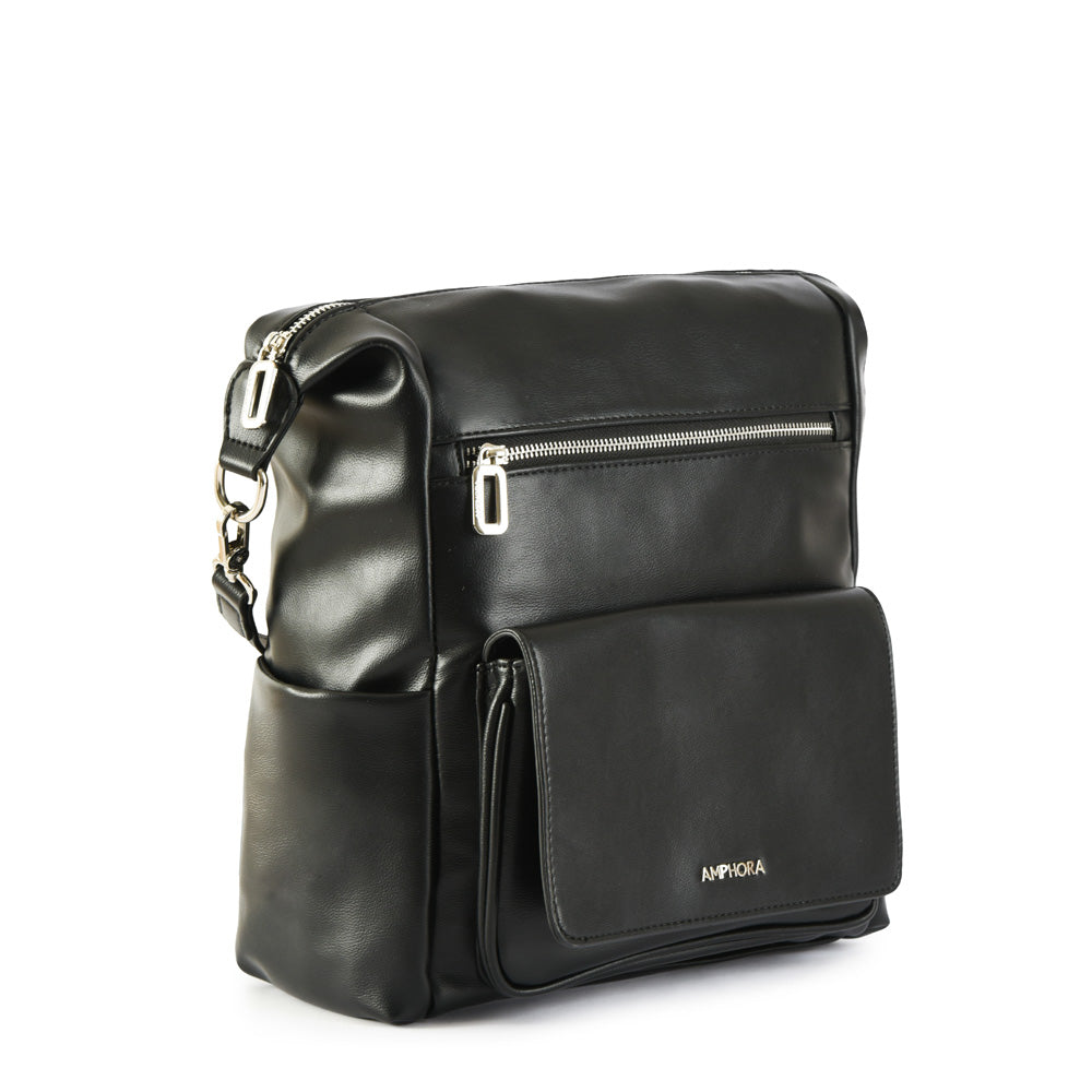 Coppola Medium Black Backpack