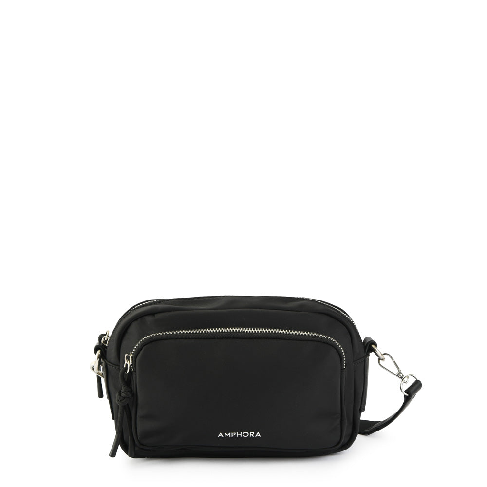 Aferdita small black crossbody wallet