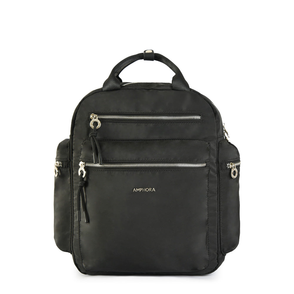 Alejandrina Black Medium Backpack