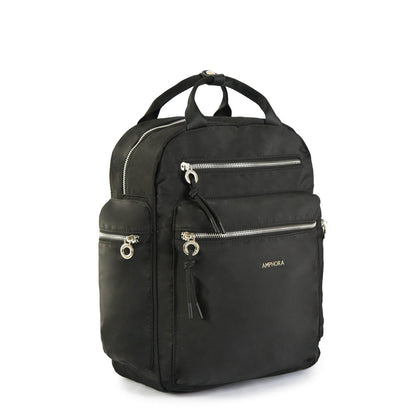 Alejandrina Black Medium Backpack