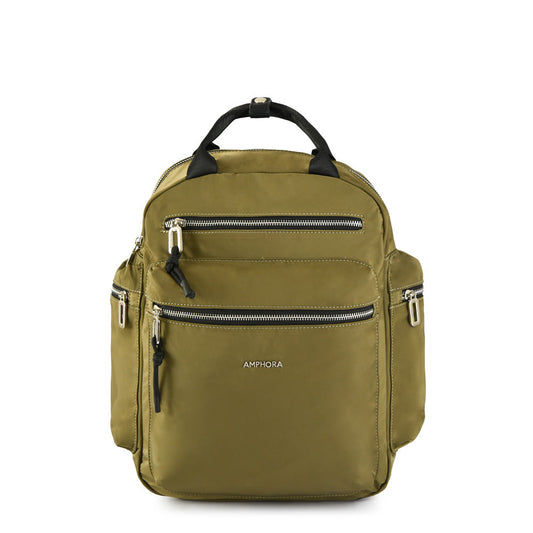 Alejandrina Medium Olive Green Backpack