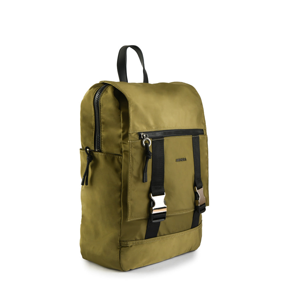 Brett Olive Green Large Notebook Backpack