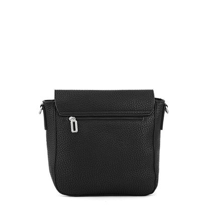 Medium black cameleon crossbody wallet