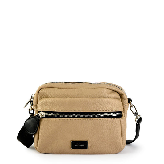 Ornella beige crossbody bag