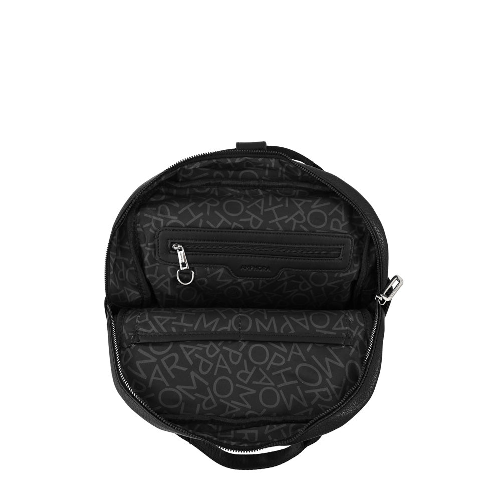 Large black poxy backpack