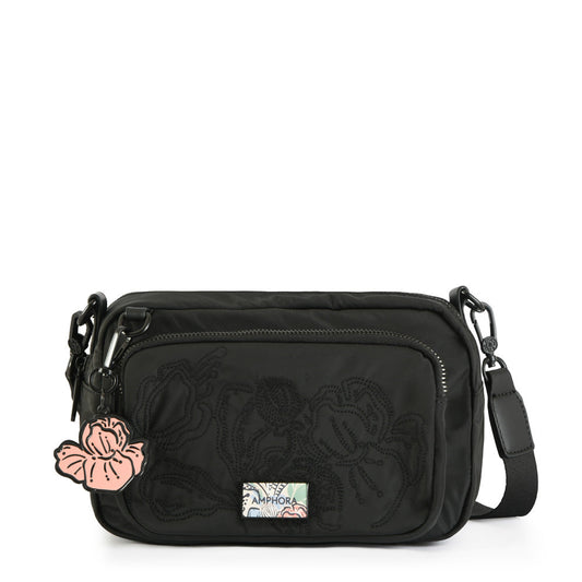 Maria Trinidad Large Shoulder Bag Black