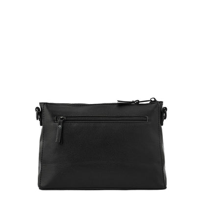 Large black jasmine shoulder bag