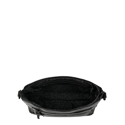 Large black jasmine shoulder bag