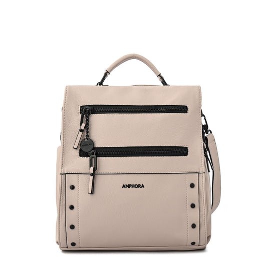 Raw white jasmine medium backpack