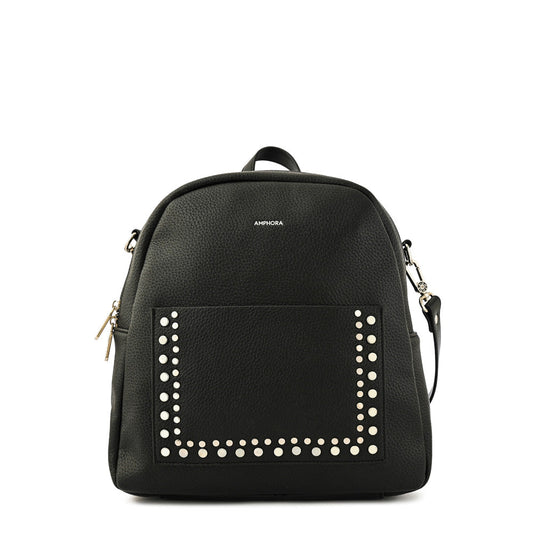 Nely black medium backpack