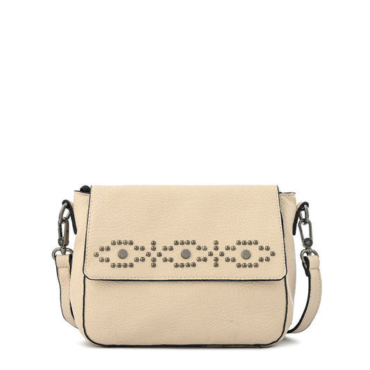 Tasia Medium Beige Shoulder Bag