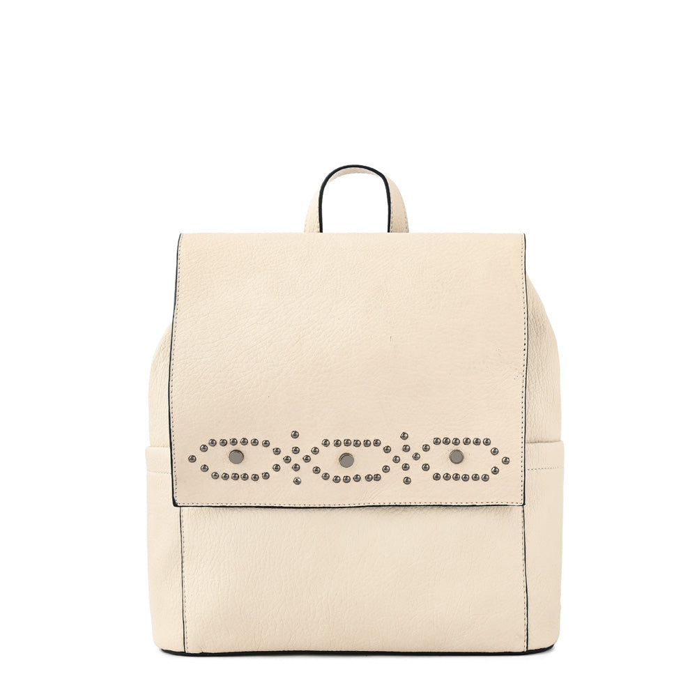 Large beige tasia backpack