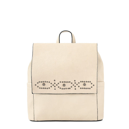 Large beige tasia backpack