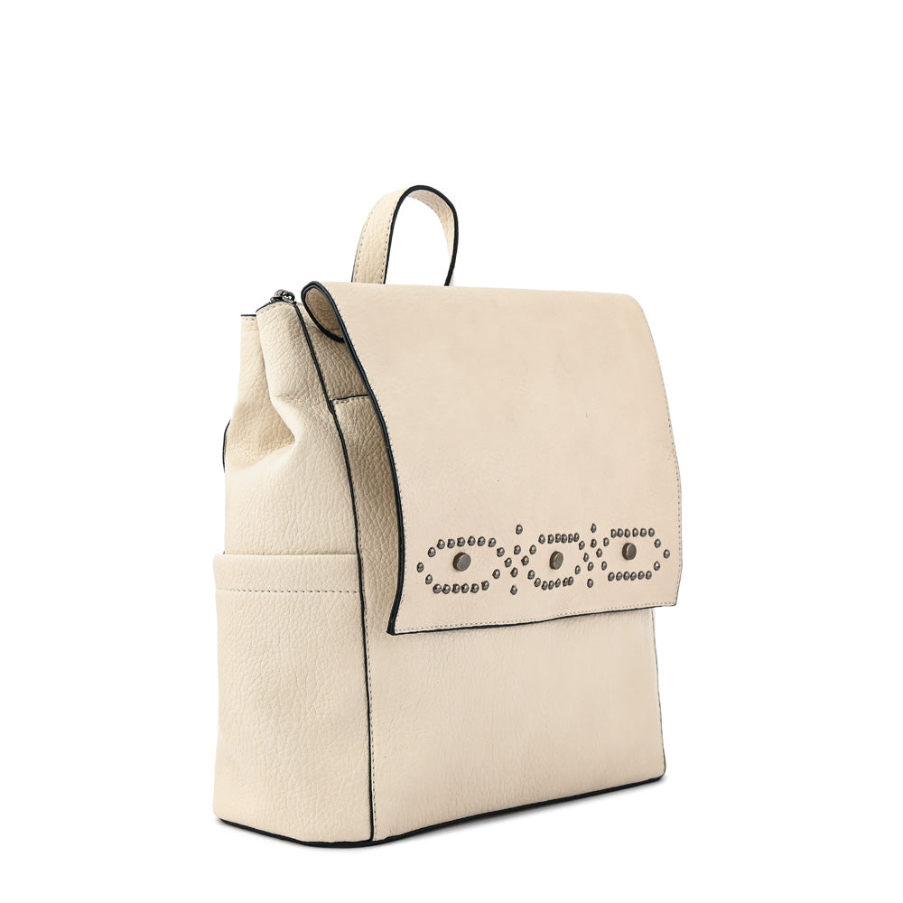 Large beige tasia backpack