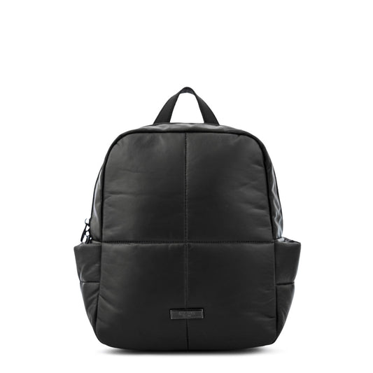 Medium black charo backpack