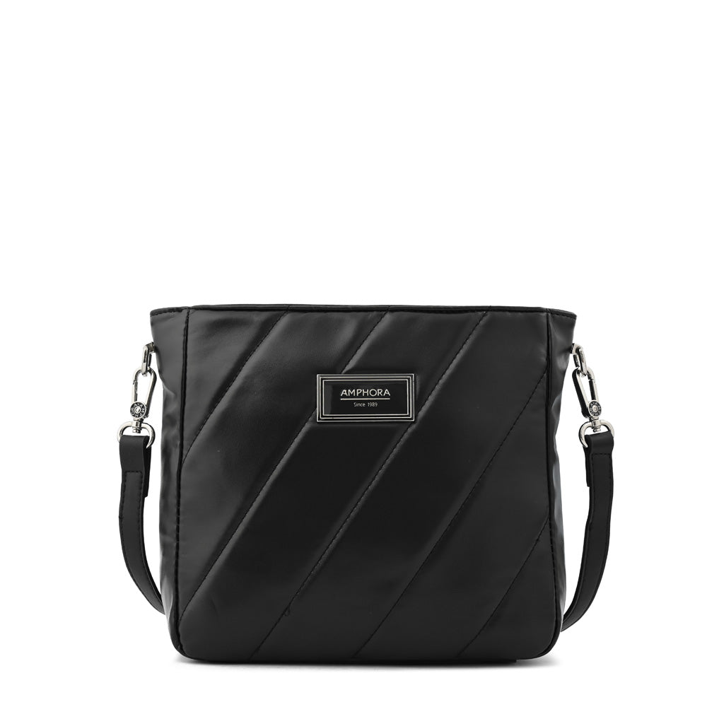 Janelle medium black crossbody bag