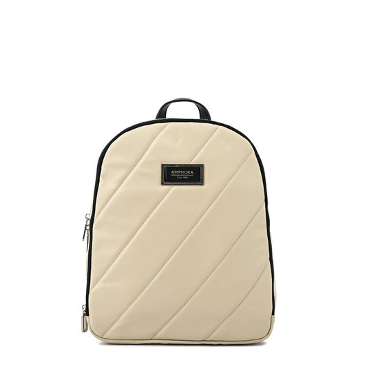 Janelle beige small backpack