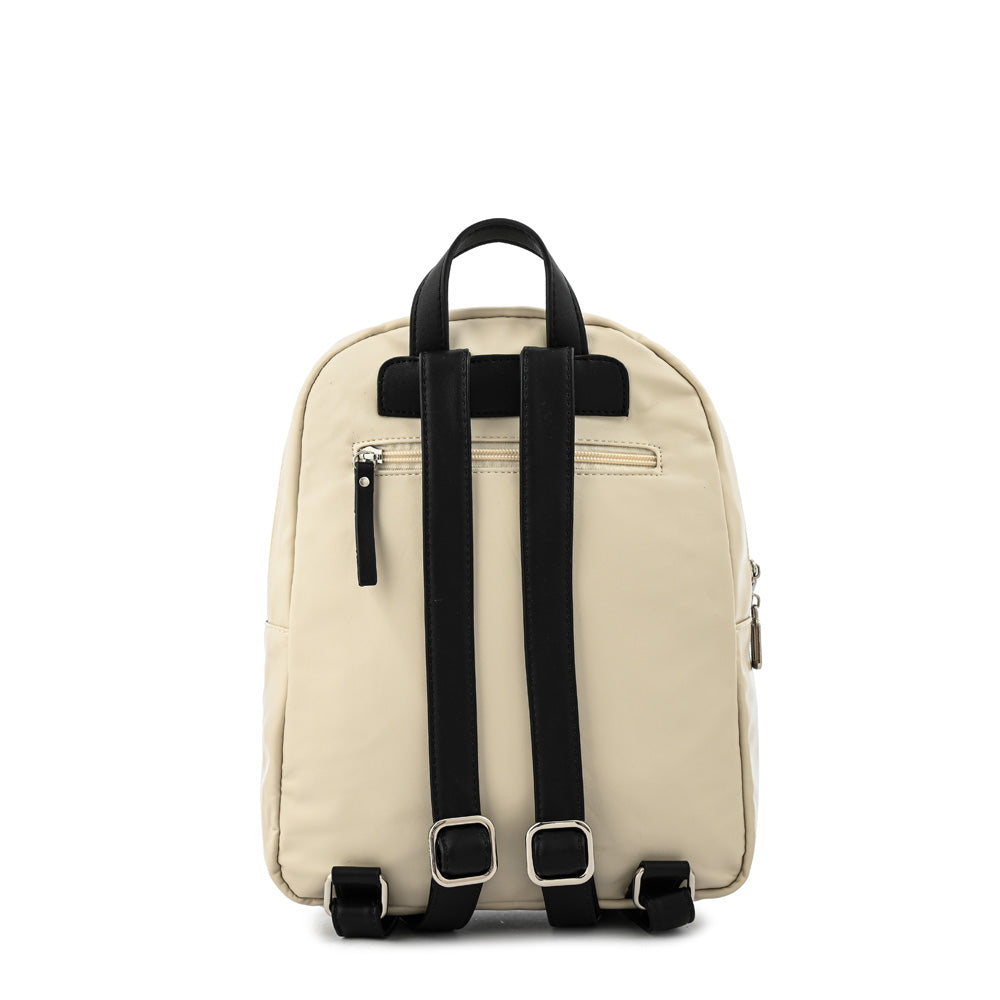 Janelle beige small backpack