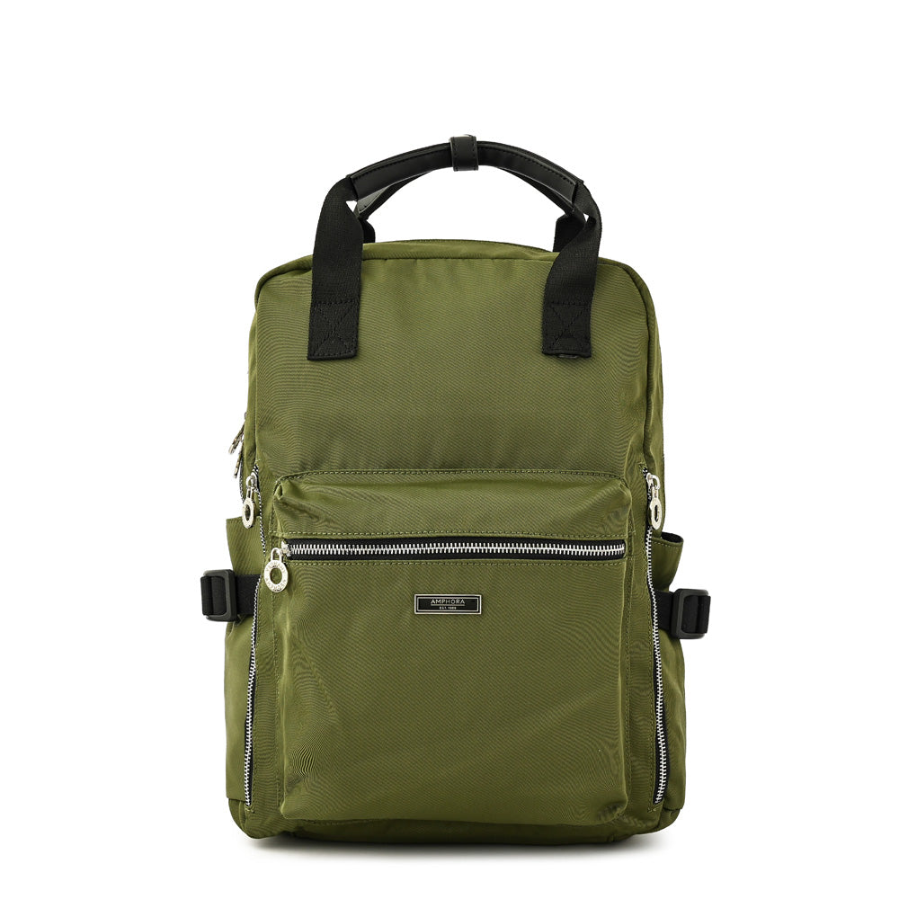 Large olive green lani notebook backpack