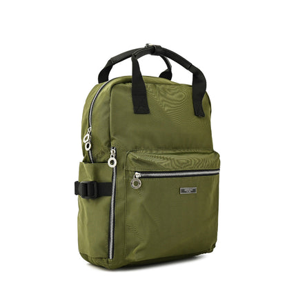 Large olive green lani notebook backpack