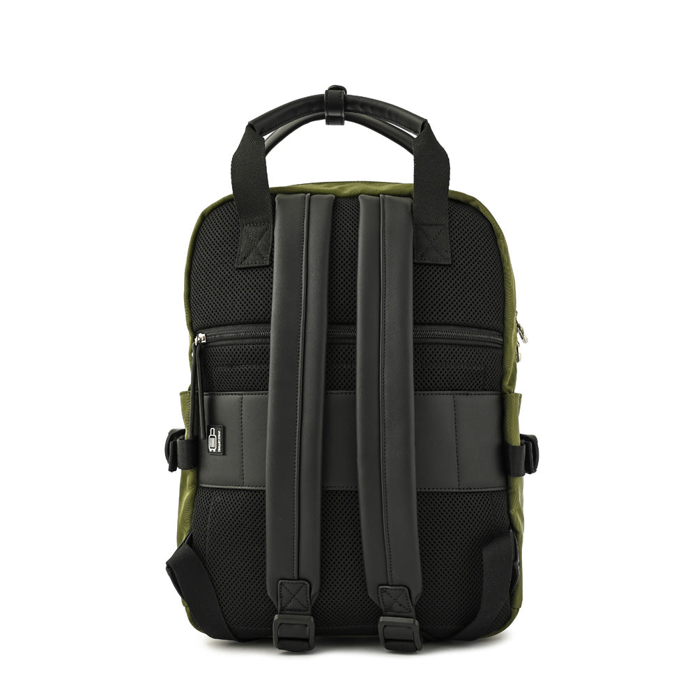 Large olive green lani notebook backpack