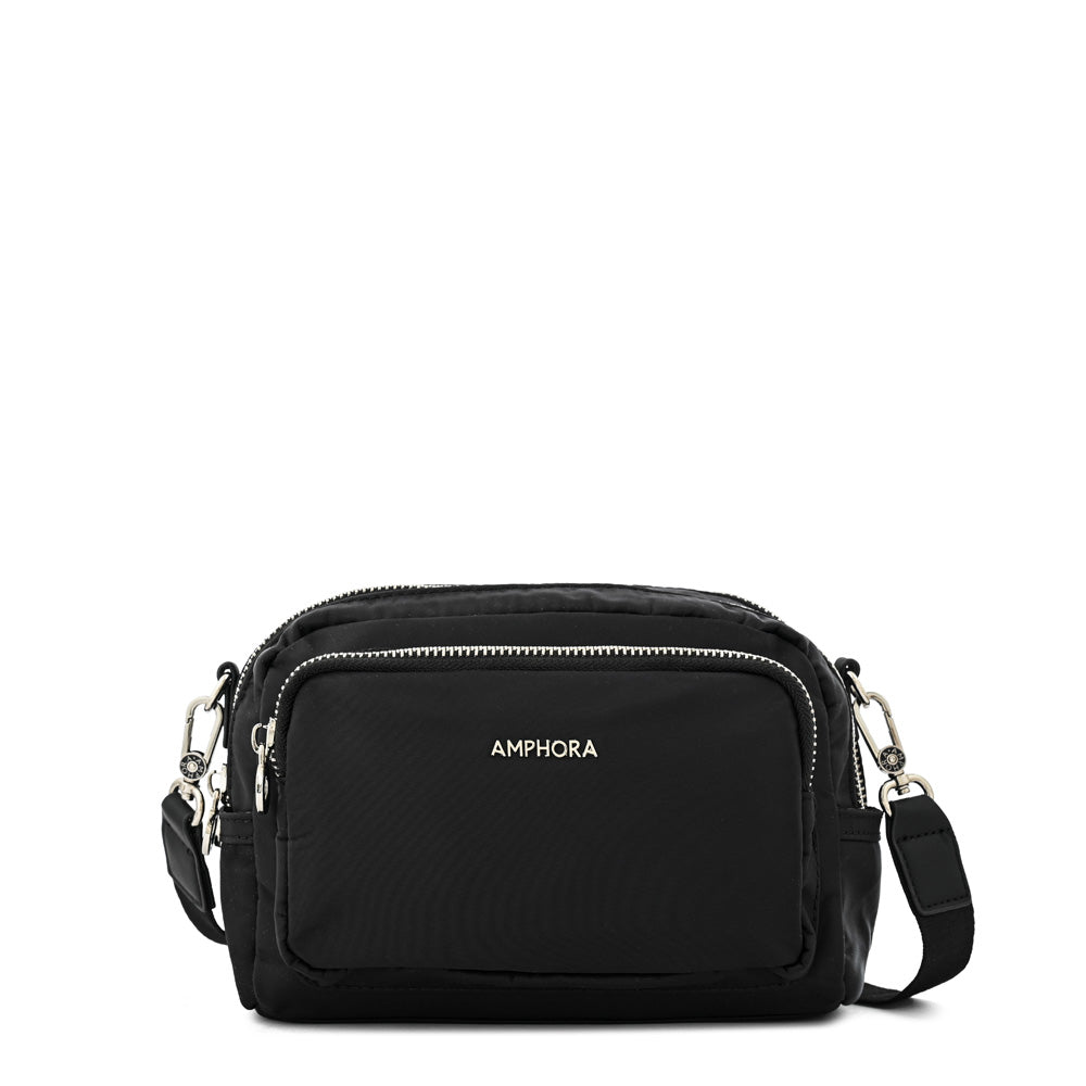 Karina medium black shoulder bag