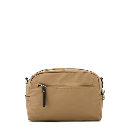 Karina Medium Dark Beige Crossbody Wallet