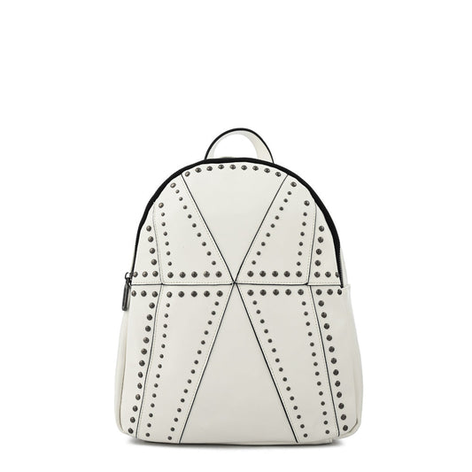 Medium white maurin backpack