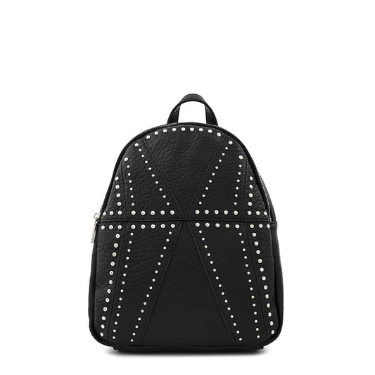 Medium textured black maurin backpack