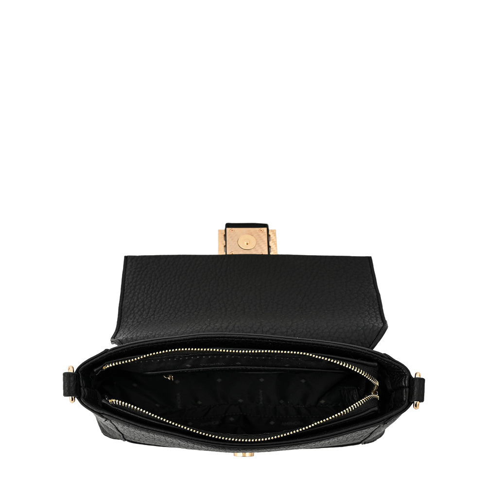 Felleta medium crossbody bag black