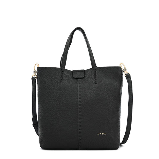 Medium black cheryl crossbody bag