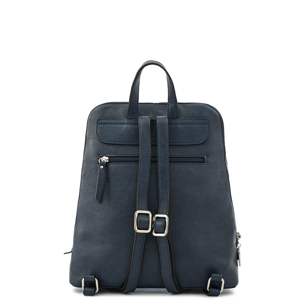 Dark blue cleo medium backpack