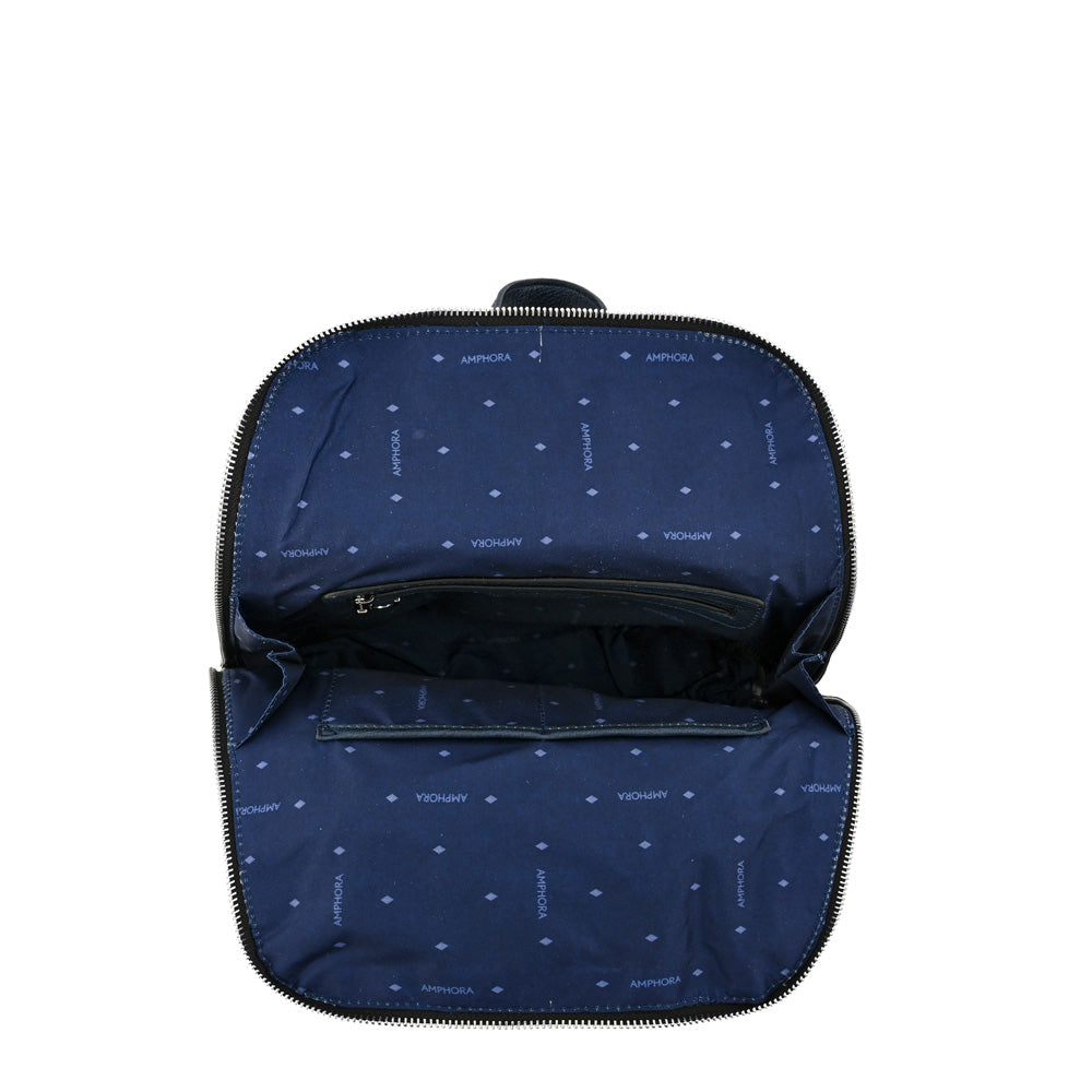 Dark blue cleo medium backpack