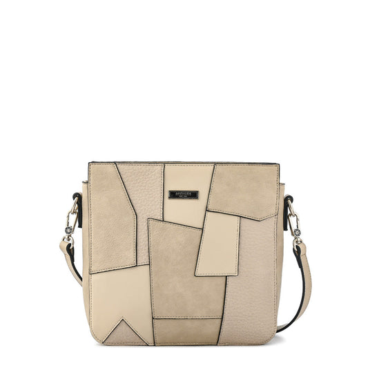 Medium ecru white cleo shoulder bag