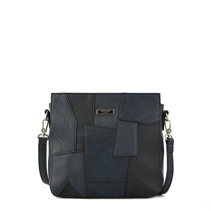 Dark blue cleo medium crossbody wallet