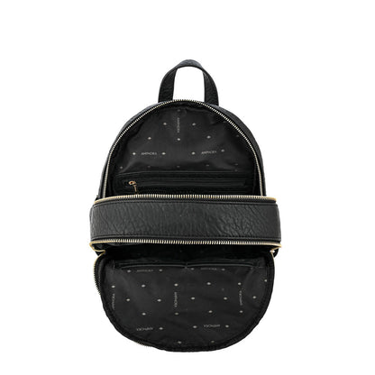 Claribel large textured black backpack