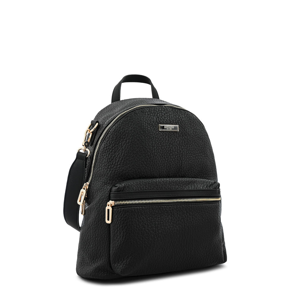 Large black crystal backpack