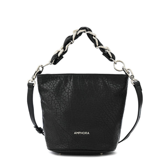 Small black keira crossbody wallet