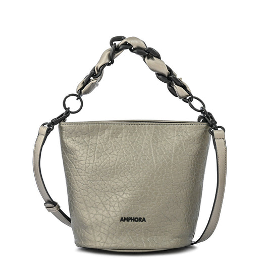 Small dark silver keira crossbody wallet