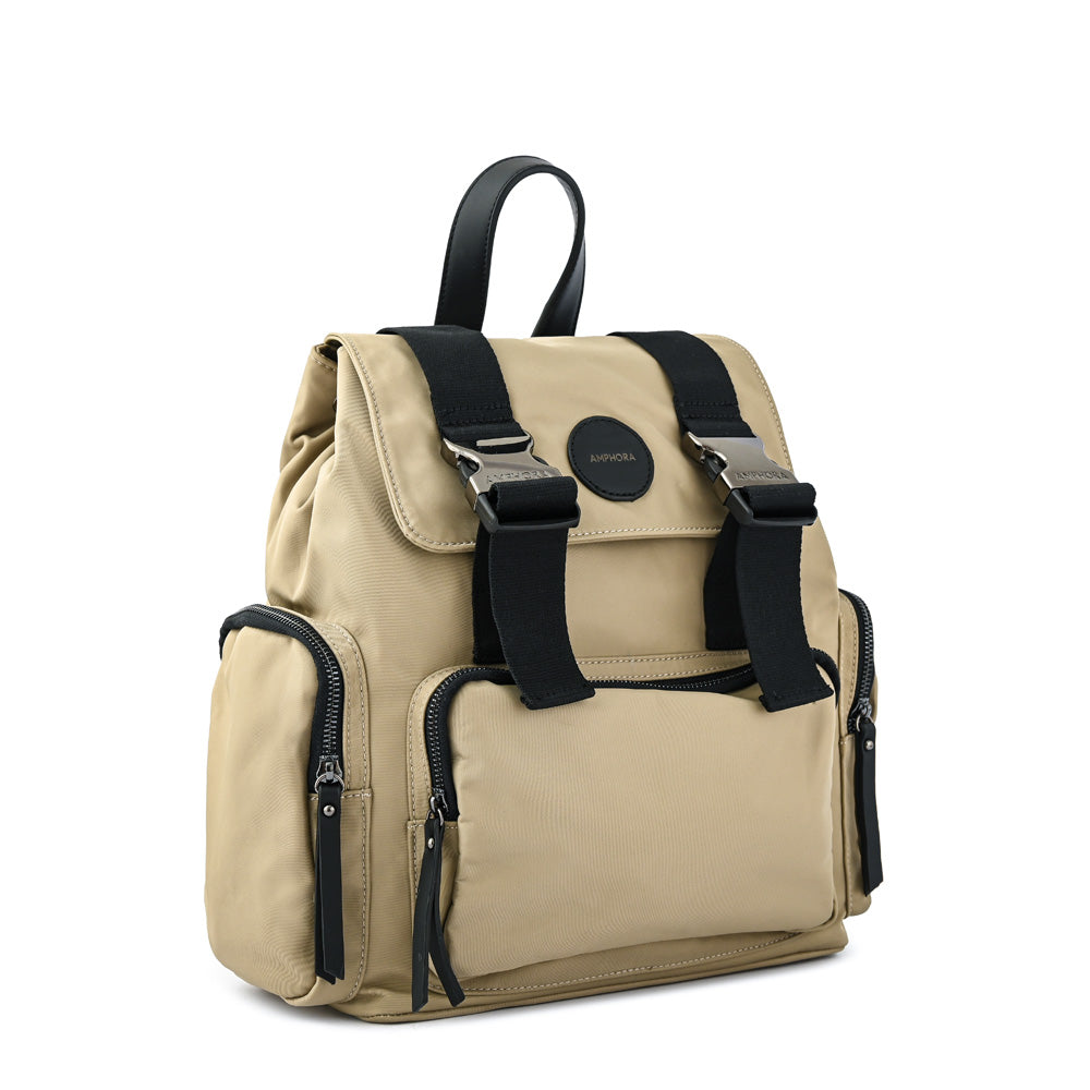 Large beige Ferni backpack