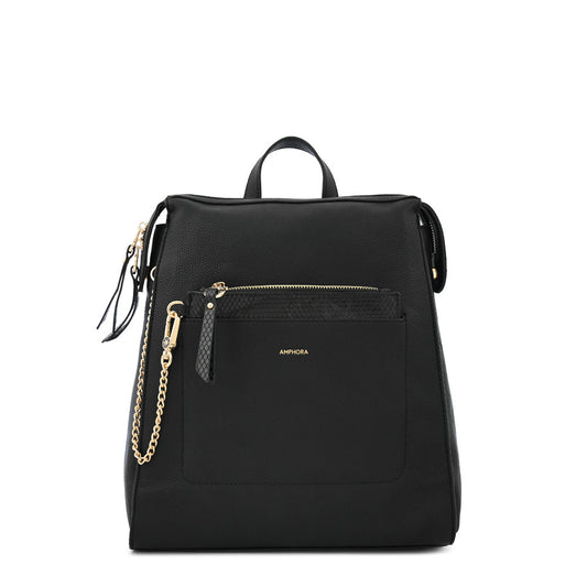 Nuria medium black backpack