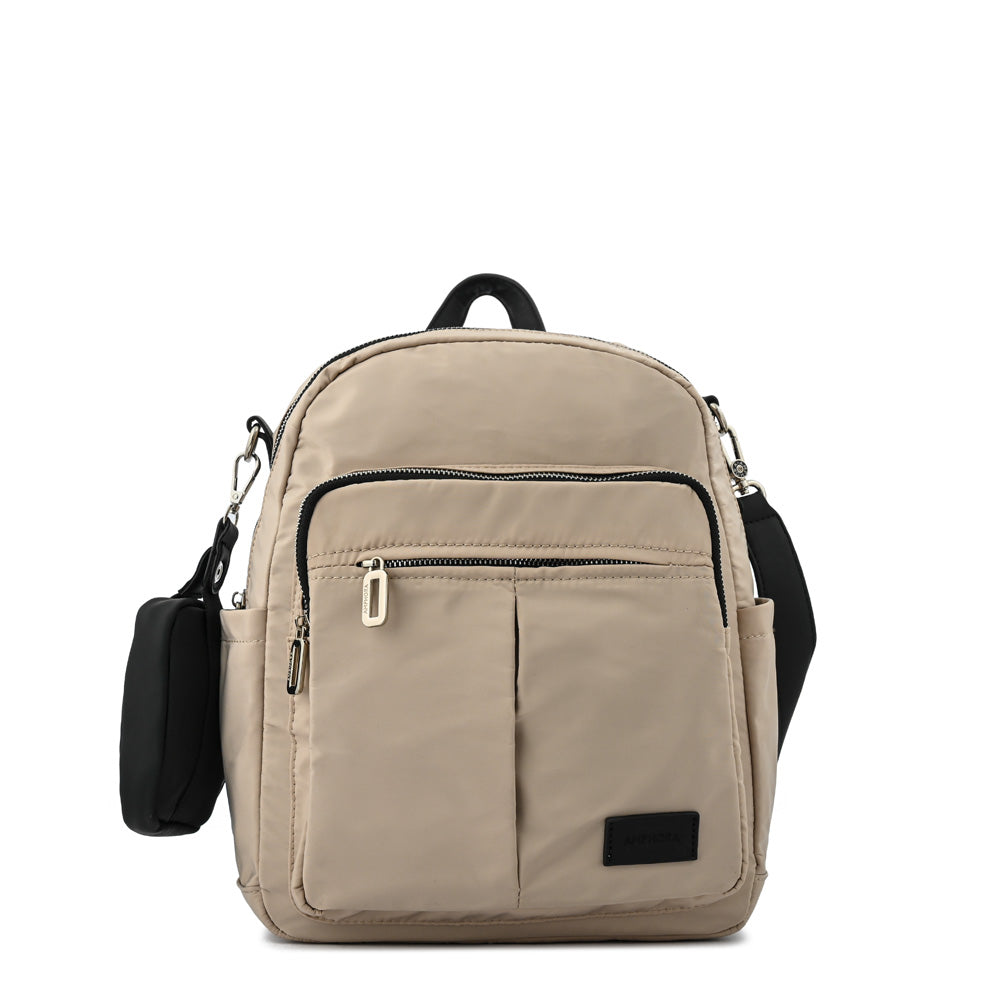 Large aura taupe backpack