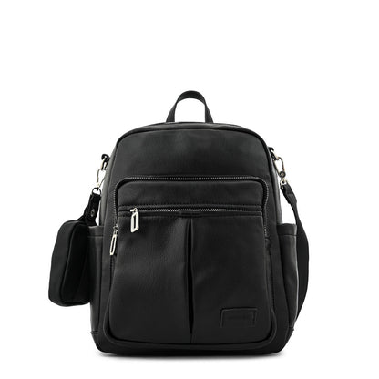 Large textured black aura backpack