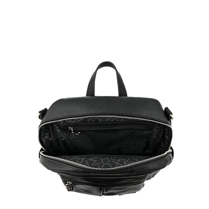 Large textured black aura backpack