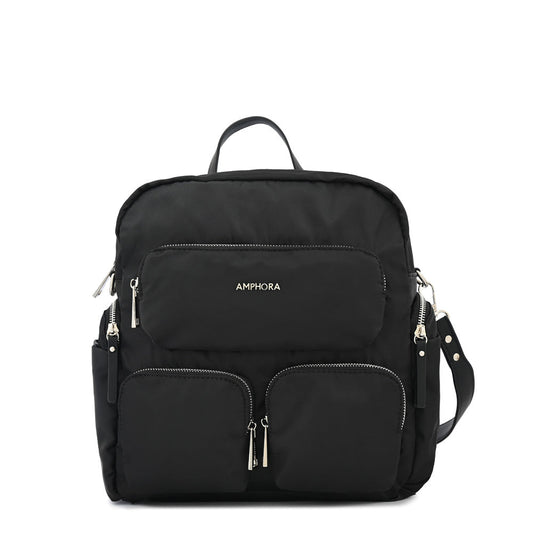 Medium black naty backpack