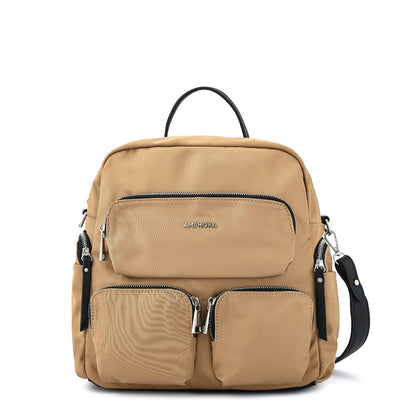 Medium beige naty backpack