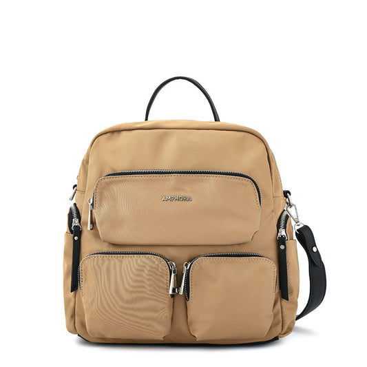Medium beige naty backpack