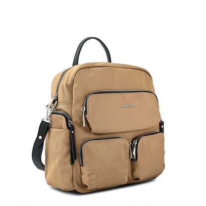 Medium beige naty backpack